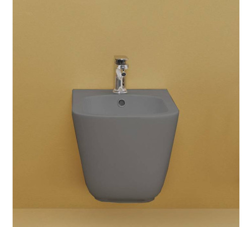 Биде подвесное Kerasan Tribeca 54х35 см с креплением WB9N Ferro matt 512589