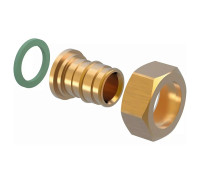 Штуцер с накидной гайкой Uponor Q&E 20-3/4 НГ 1023016