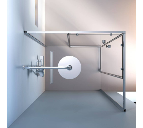 Душевое ограждение AM.PM X-Joy 100х80 см без поддона W94G-403-10080-MT