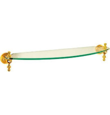 Полка стеклянная Boheme Imperiale золото 10407