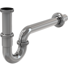 Сифон для умывальника Alca Plast A4320 Ø32 мм U-образный цельнометаллический A4320