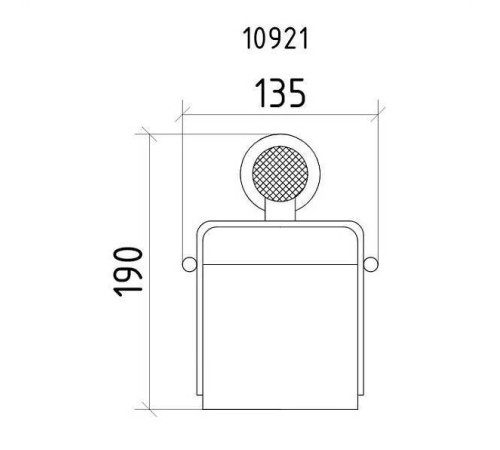 Держатель для туалетной бумаги подвесной Boheme Royal Cristal бронза 10921-BR-B