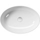 Раковина-чаша накладная GSI Pura 600х420 мм белый глянцевый 884211
