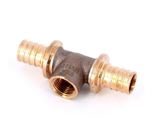 Тройник надвижной бронзовый REHAU RAUTITAN RX+ 25-1/2-25 ВР 456414