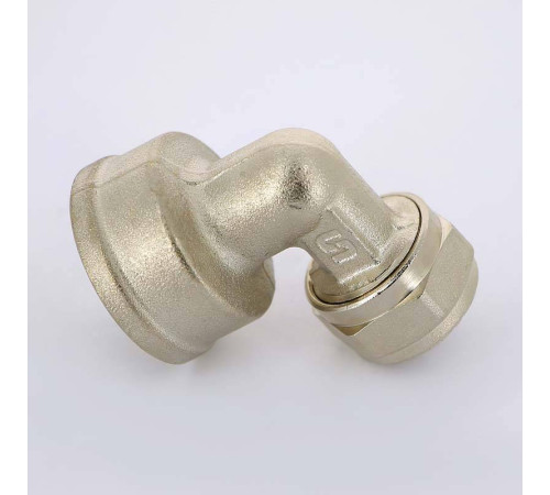 Угольник обжимной Uni-Fitt никелированный 16х3/4 ВР 664N6300