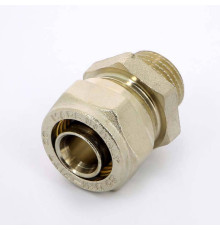 Муфта обжимная Uni-Fitt никелированная 20х1/2 НР 662N7200