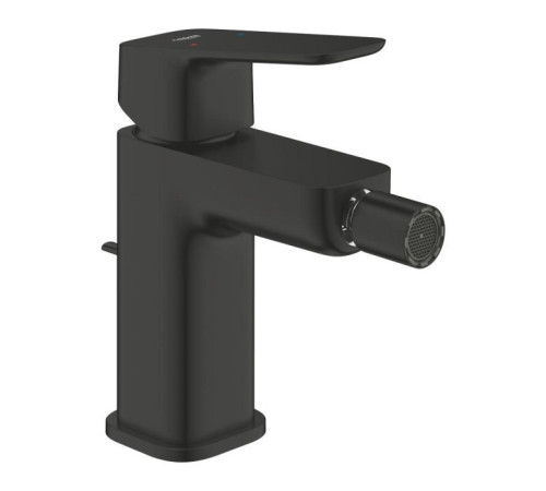 Смеситель для биде GROHE Cubeo однорычажный размер S матовый черный 1018102430