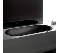 Ванна встраиваемая Bette BetteLux Oval 190x90x45 см черный матовый 3467-035 PLUS