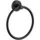 Полотенцедержатель кольцо Aquanet Европа матовый черный AQ4112MB