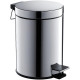Корзина для мусора с педалью Aquanet AQ4991CR 5 л полированный хром AQ4991CR
