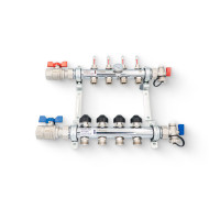 Коллекторная группа REHAU HKV-D 8 контуров с шаровыми кранами 13153081001