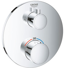 Термостат для душа GROHE Grohtherm с переключателем на 2 положения хром 24076000