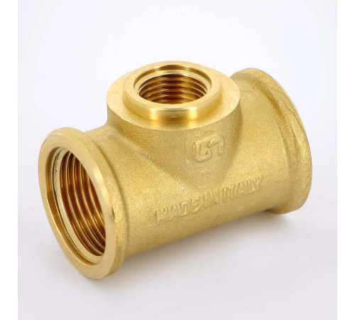 Тройник латунный Uni-Fitt 1x1/2x1 ВР 615G4240
