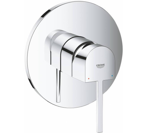 Смеситель для душа GROHE Plus однорычажный с круглой розеткой хром 24059003