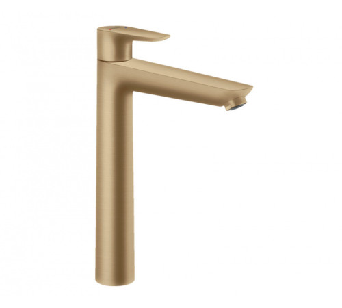 Смеситель для раковины Hansgrohe Talis E 240 со сливным гарнитуром шлифованная бронза 71716140