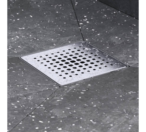 Трап для душа точечный AM.PM PrimeFlow Point мокрый затвор Cut Gradient 10 см W02BD-P11-010-01SB