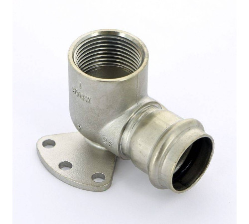 Водорозетка пресс Viega Sanpress Inox из нержавеющей стали 22х1 ВР 437282