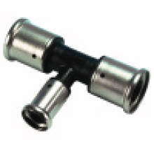 Тройник пресс переходный Henco PVDF 26x16x26 мм 10PK-261626