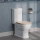 Унитаз-моноблок Kerama Marazzi Pompei 37x67 см белый глянцевый PO.wc.01/PO.cis.01