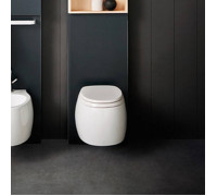 Унитаз подвесной Agape Pear 2 38х52.8х25.5 см сиденье микролифт матовый белый ACER0897WZP