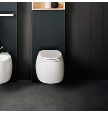 Унитаз подвесной Agape Pear 2 38х52.8х25.5 см сиденье микролифт матовый белый ACER0897WZP