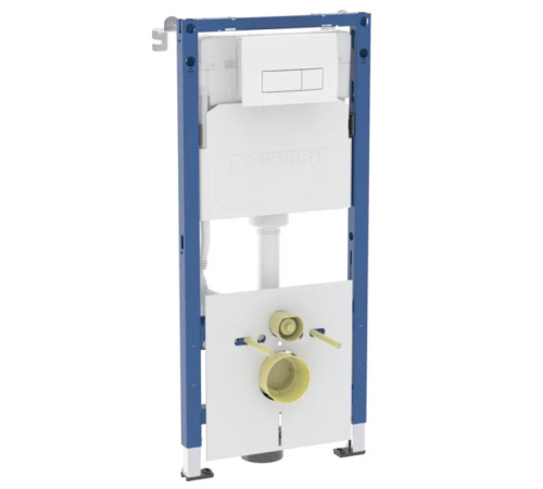 Инсталляция для унитаза Geberit Duofix Delta 112 см с креплением и клавишей Delta50 458.128.DW.2