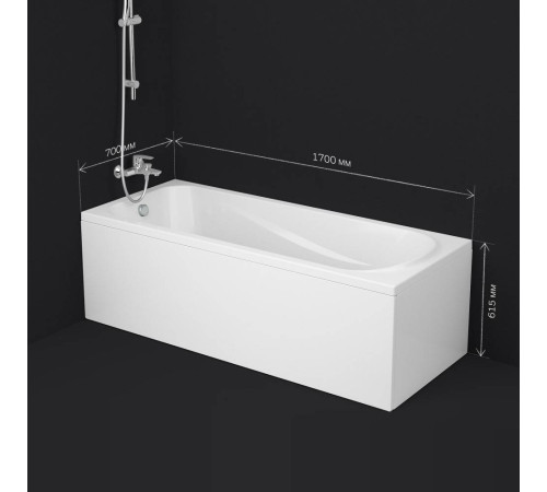 Ванна акриловая AM.PM Sense 170х70 см W76A-170-070W-A