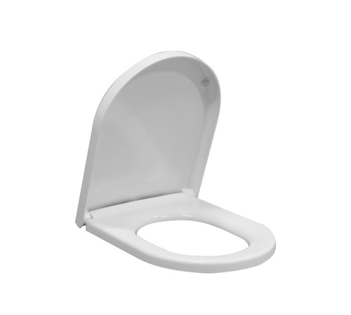 Сиденье для унитаза с крышкой GSI Pura Soft Close белое глянцевое MS86CN11