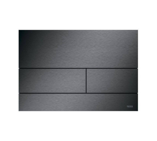 Панель смыва для унитаза TECE TECEsquare II металлическая PVD Brushed Black Chrome 9240846