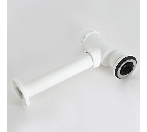 Сифон для раковины Alcaplast A41 бутылочный 1 1/4 x 40 мм с решеткой 63 мм белый A41