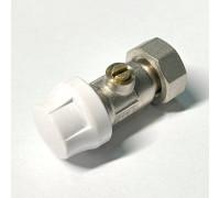 Узел радиаторный прямой одинарный Uni-Fitt 3/4 EK x 3/4 EK с шаровым краном 194N3301