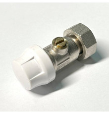 Узел радиаторный прямой одинарный Uni-Fitt 3/4 EK x 3/4 EK с шаровым краном 194N3301