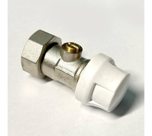 Узел радиаторный прямой одинарный Uni-Fitt 3/4 EK x 3/4 EK с шаровым краном 194N3301