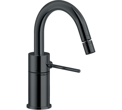 Смеситель для биде Nobili Velis без донного клапана глянцевый черный VE125139/3FLP