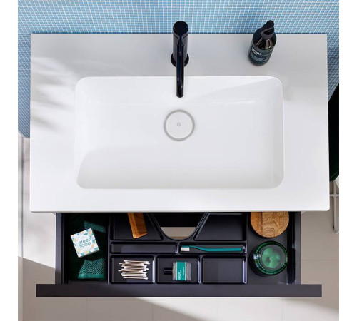 Тумба подвесная Burgbad Eqio 90х62х49 см с раковиной серый глянец SHBT092F2010G0252C0001*1