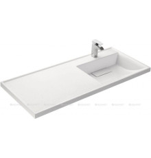 Раковина Aquaton Лондри 120 белая правая 1A72243KLH010