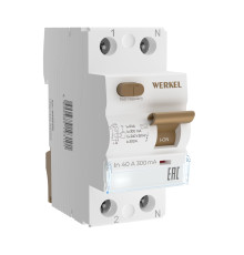 Устройство защитного отключения (УЗО) 1P+N 40 А 300 mA AC 6 kA W912P404