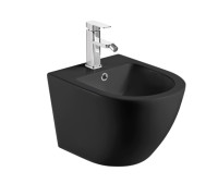 Биде подвесное Aquame AQM2102MB черный матовый 495x370 мм AQM2102MB