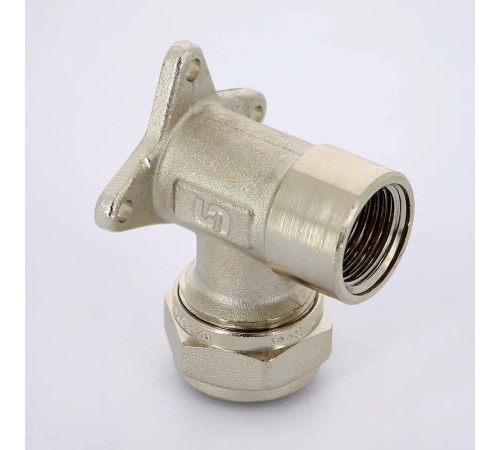 Водорозетка обжимная Uni-Fitt 20x3/4 никелированная 670N7300