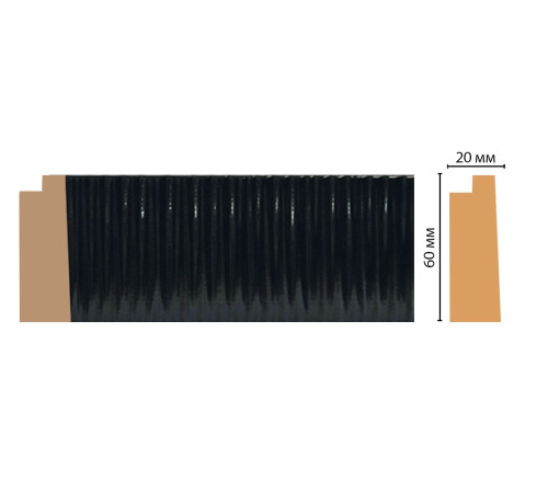 Багет из полистирола DECOMASTER 611-195 60x20x2900 мм 611-195