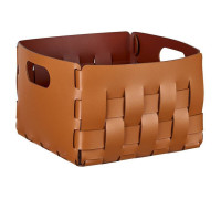 Корзинка ADJ Bottega 25x25x20 см коньяк/бордо 1044.09/30