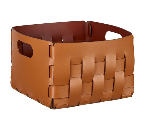 Корзинка ADJ Bottega 25x25x20 см коньяк/бордо 1044.09/30