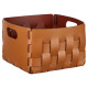 Корзинка ADJ Bottega 25x25x20 см коньяк/бордо 1044.09/30