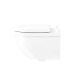 Унитаз подвесной безободковый Duravit Starck 3 540x360 мм с сиденьем микролифт белый 45270900A1