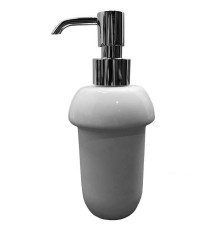 Дозатор для жидкого мыла Nicolazzi On Shelf настольный керамика хром 6006CR