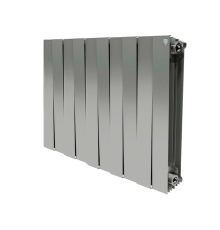 Радиатор биметаллический Royal Thermo PianoForte 500 Silver Satin 10 секций RTPFSS50010