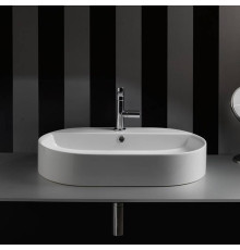 Раковина Kerasan Ciotola 65х40 см 1 отверстие белый 028501