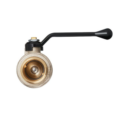 Кран шаровой Hoobs ORION с американкой 1 1/2 НР/ВР ручка-рычаг черный 15126H