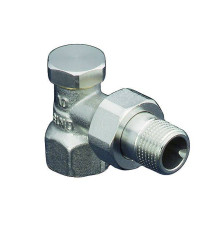 Вентиль на обратную подводку Oventrop Combi 2 угловой DN 20 3/4 никелированный 1091063