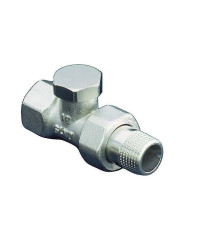 Вентиль на обратную подводку Oventrop Combi 2 прямой DN 20 3/4 никелированный 1091163